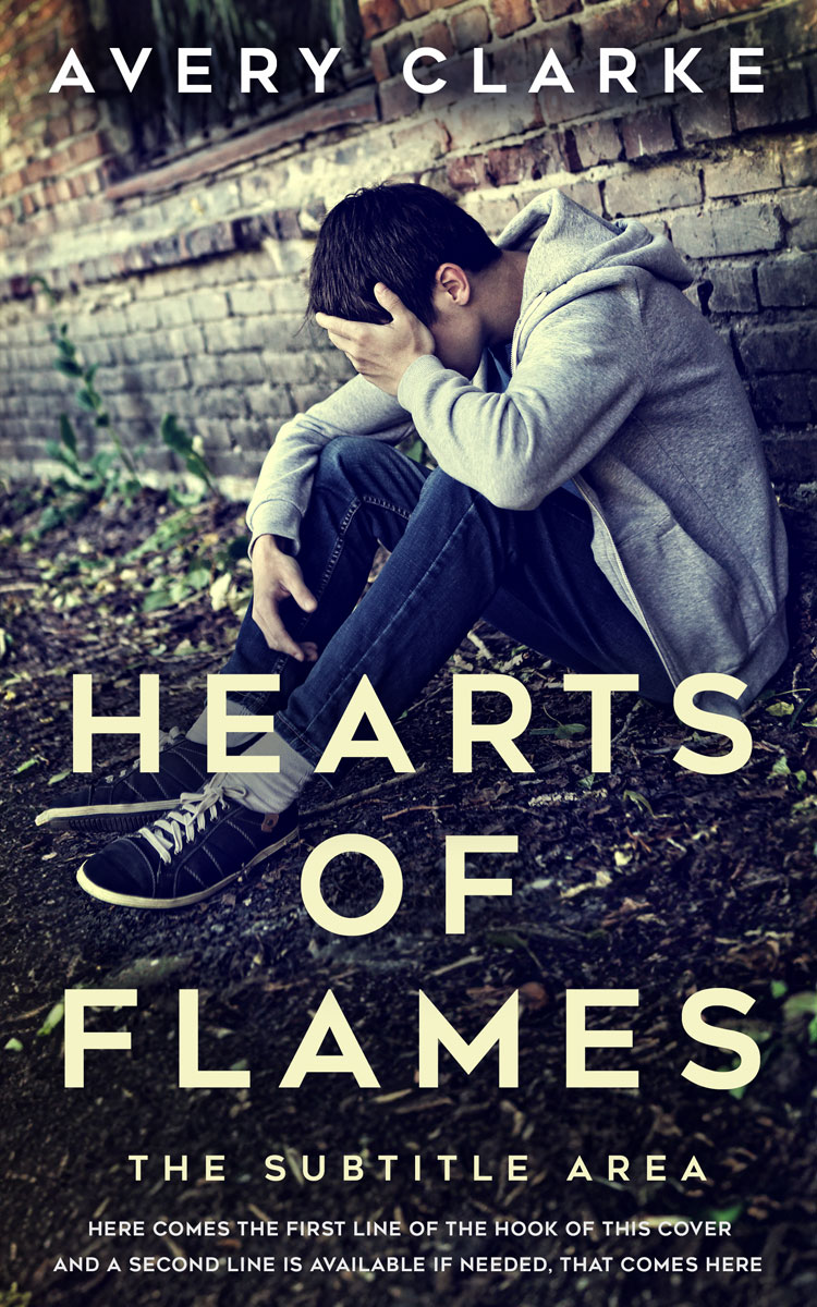 2D view of Premade Teen & Young Adult Book Cover - Green Mist