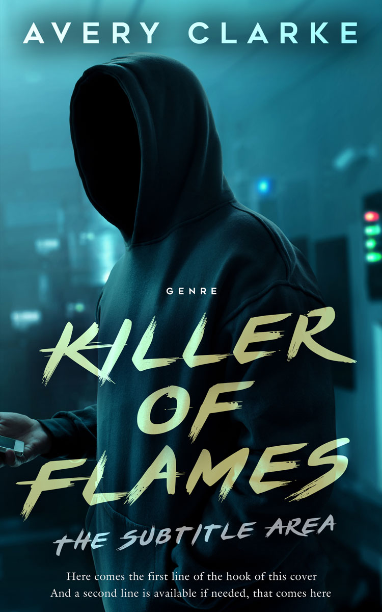 2D view of Premade Mystery & Thriller & Suspense Book Cover - Black Pearl