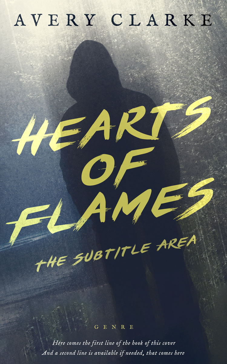 2D view of Premade Mystery & Thriller & Suspense Book Cover - Limed Spruce