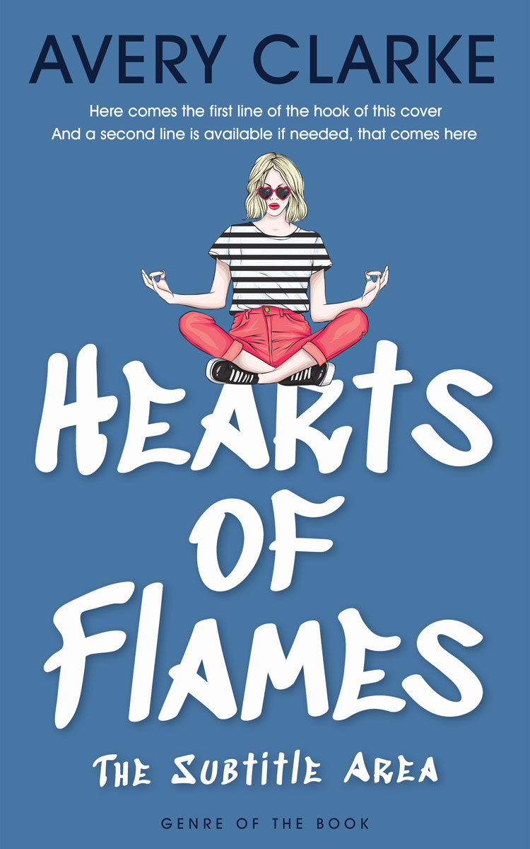 2D view of Premade Health & Mind & Body Book Cover - San Marino