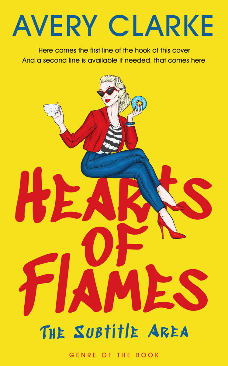 2D view of Premade Romance Book Cover - Ripe Lemon