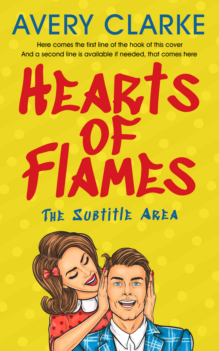 2D view of Premade Romance Book Cover - Golden Dream