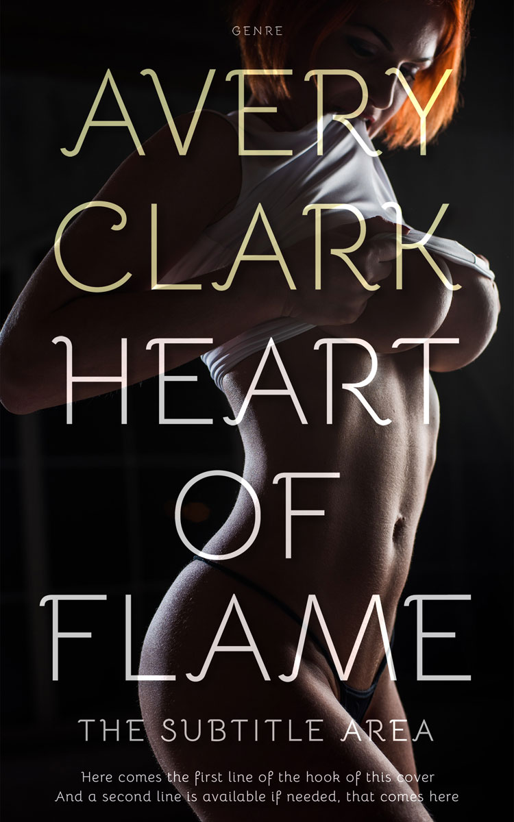 2D view of Premade Erotica Book Cover - Cocoa Brown