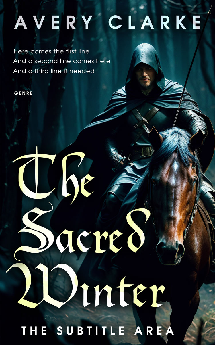 2D view of Premade Fantasy Book Cover - Firefly