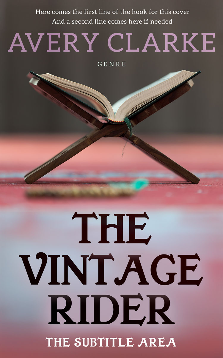 2D view of Premade Religion & Spirituality Book Cover - Bazaar