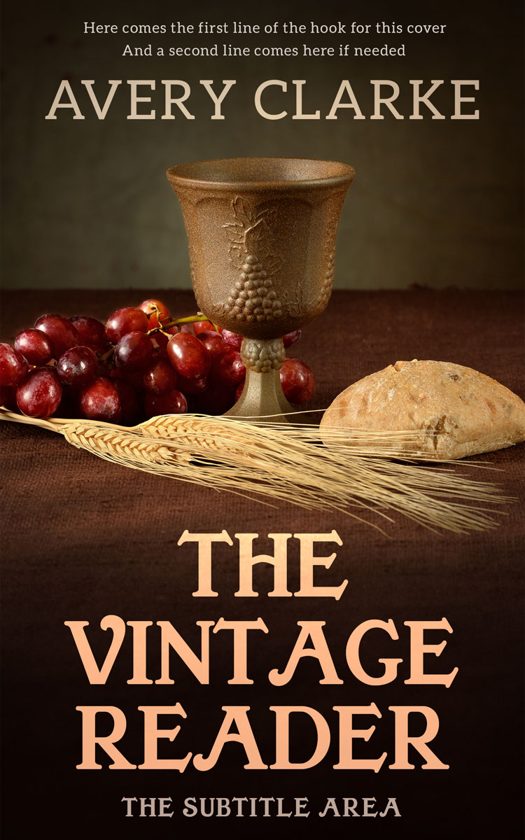 2D view of Premade Religion & Spirituality Book Cover - Coffee Bean