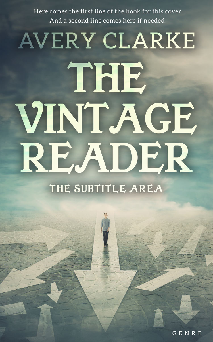 2D view of Premade Self-Improvement & Self-Help Book Cover - Xanadu