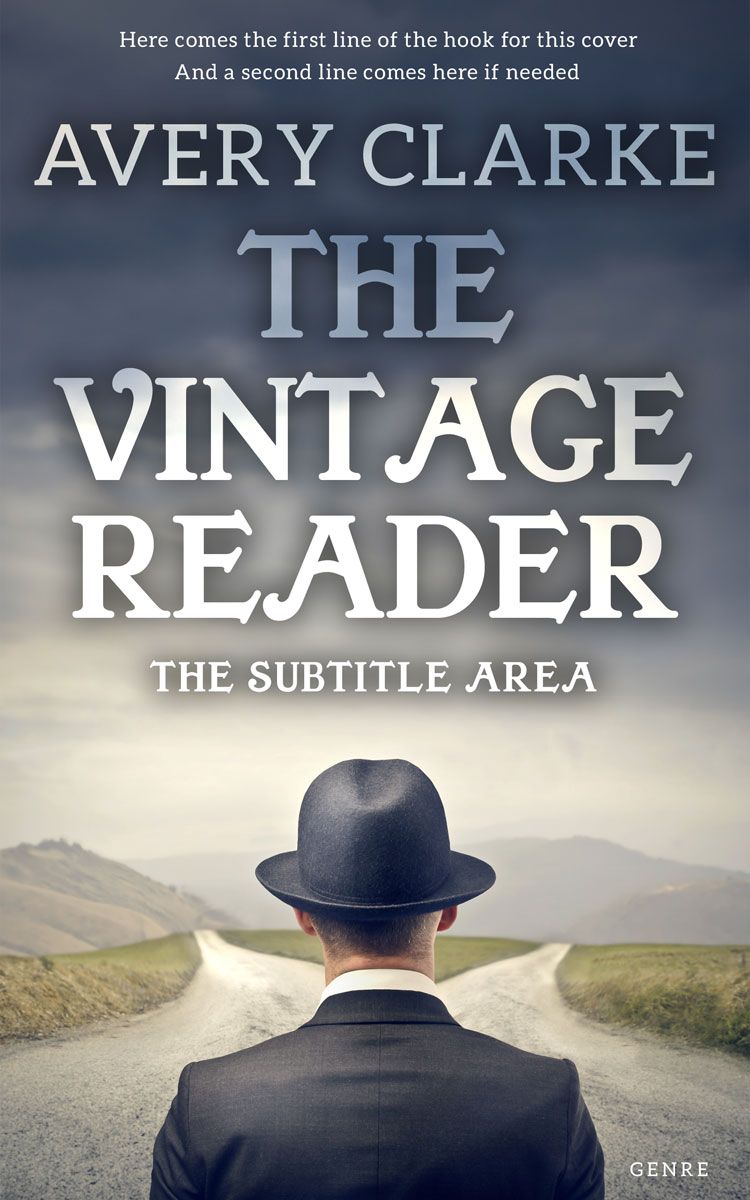 2D view of Premade Surreal Book Cover - River Bed