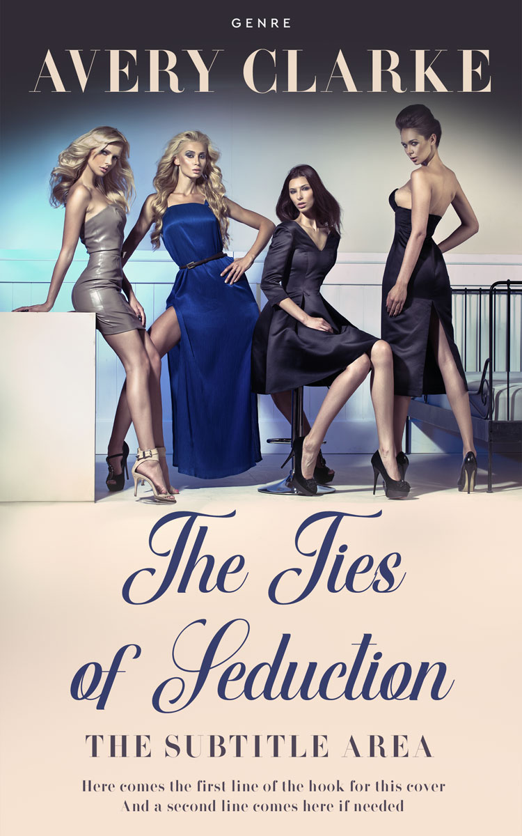 2D view of Premade Chick Lit Book Cover - Ebony Clay