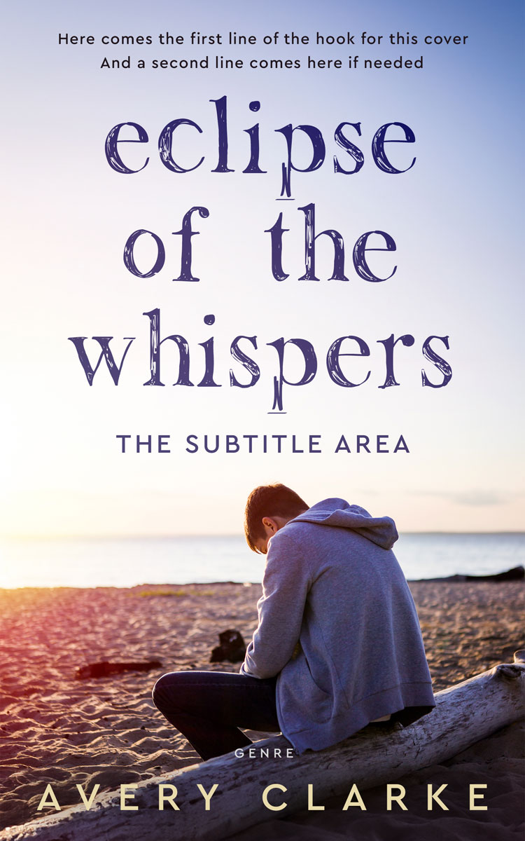 2D view of Premade Teen & Young Adult Book Cover - Blackcurrant