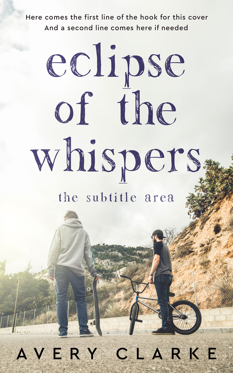 2D view of Premade Teen & Young Adult Book Cover - Satin Linen