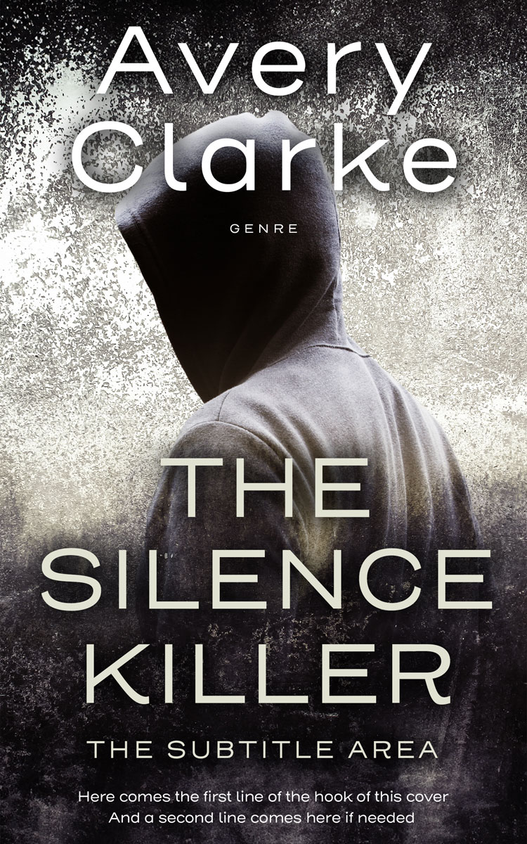 2D view of Premade Horror Book Cover - Quill Gray