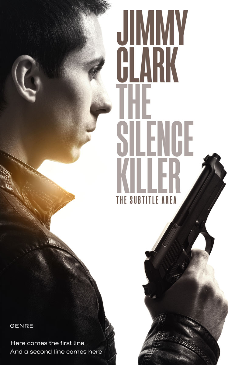 2D view of Premade Mystery & Thriller & Suspense Book Cover - Soft Amber