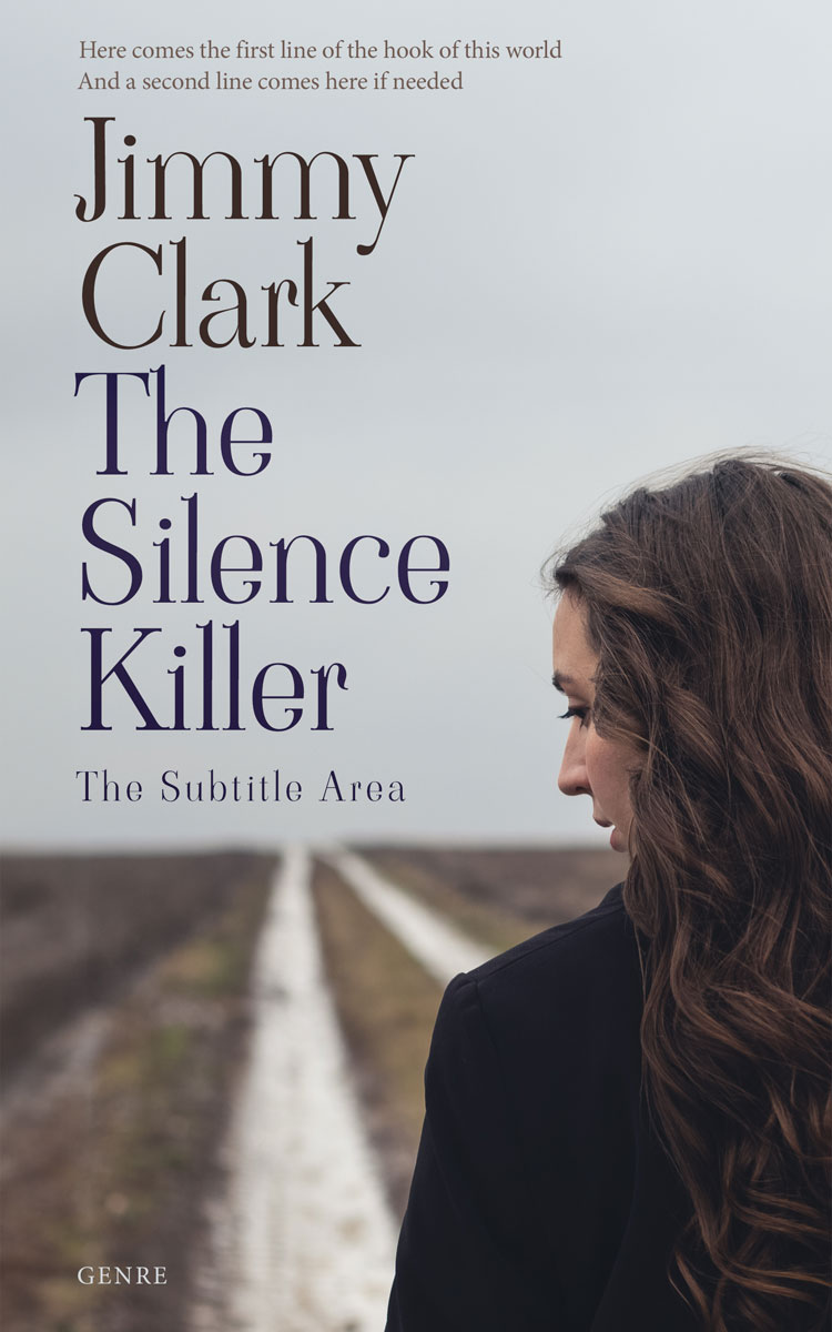 2D view of Premade Literary Fiction Book Cover - Silver Sand