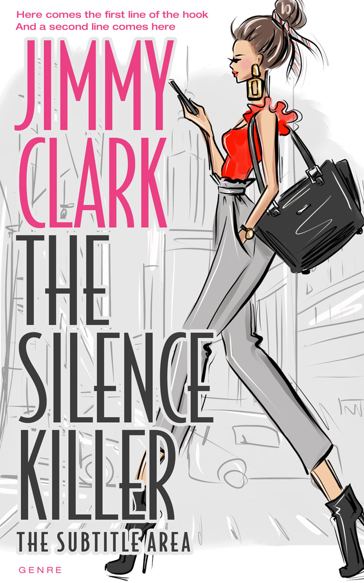 2D view of Premade Chick Lit Book Cover - Mine Shaft