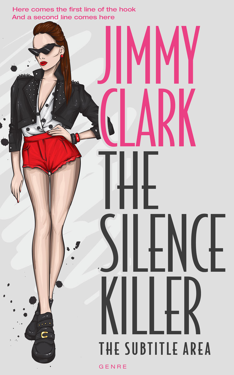 2D view of Premade Chick Lit Book Cover - Swiss Coffee