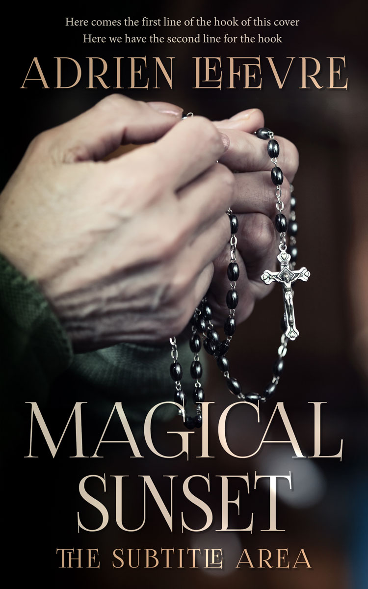 2D view of Premade Religion & Spirituality Book Cover - Coral Reef