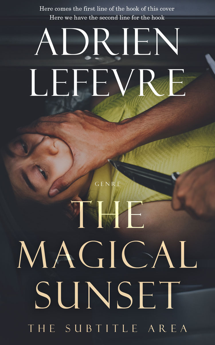 2D view of Premade Mystery & Thriller & Suspense Book Cover - Shark