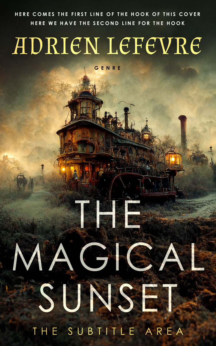 2D view of Premade Fantasy Book Cover - Sorrell Brown