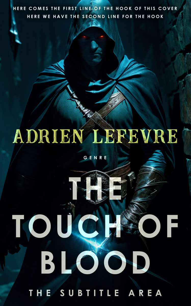 2D view of Premade Fantasy Book Cover - Firefly