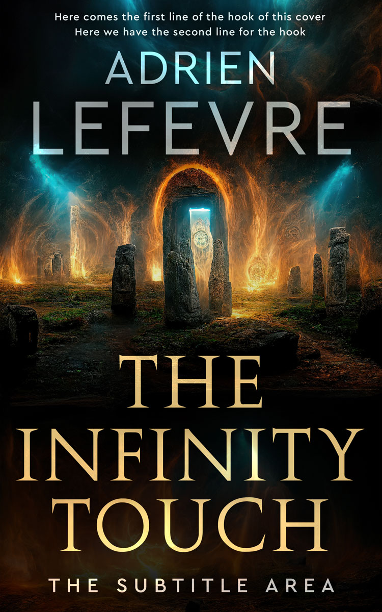 2D view of Premade Fantasy Book Cover - Gimblet