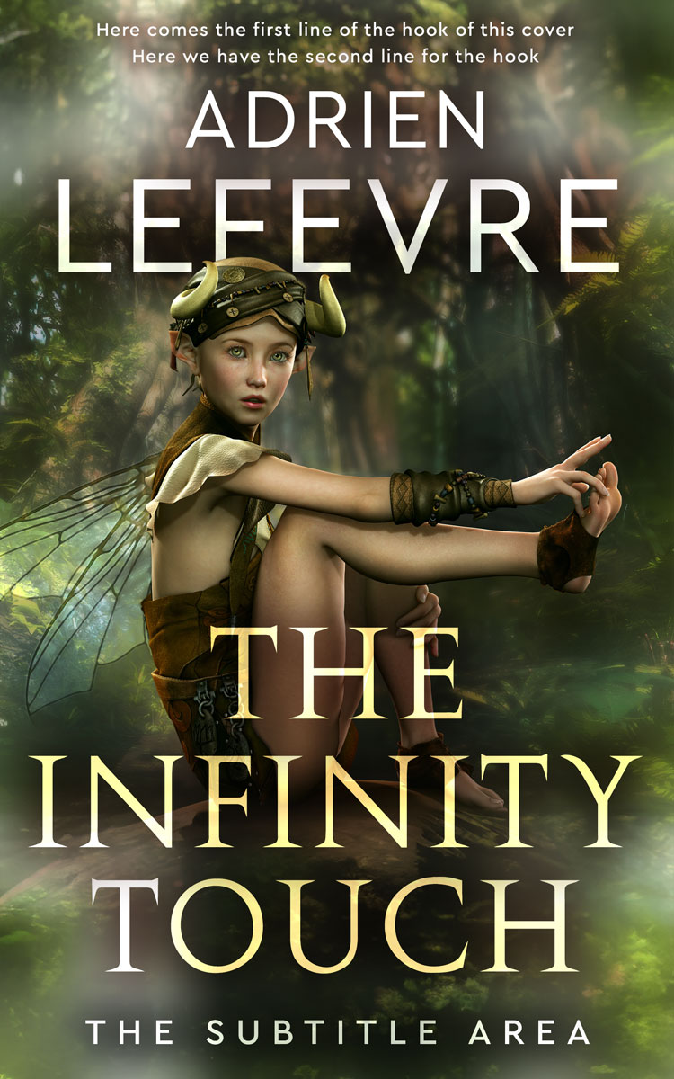 2D view of Premade Fantasy Book Cover - Rangitoto