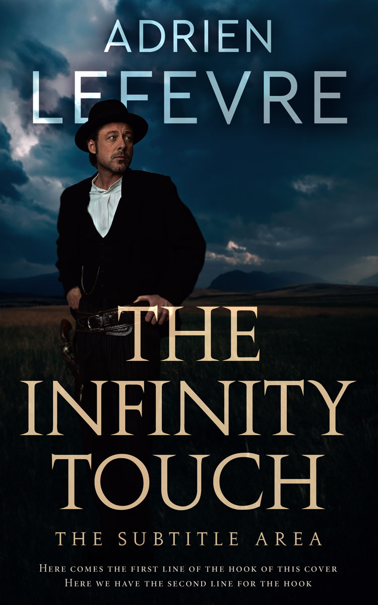 2D view of Premade Surreal Book Cover - Ebony