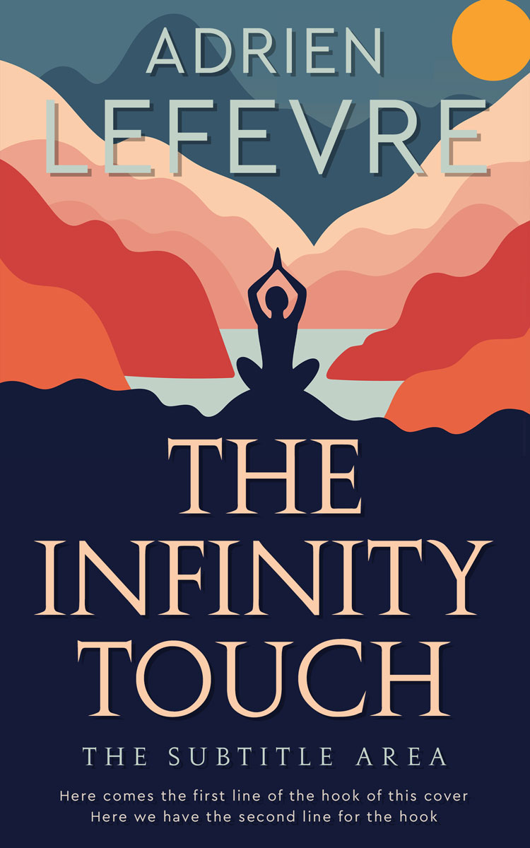 2D view of Premade Health & Mind & Body Book Cover - Cloud Burst