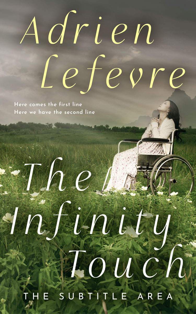 2D view of Premade Religion & Spirituality Book Cover - Verdigris