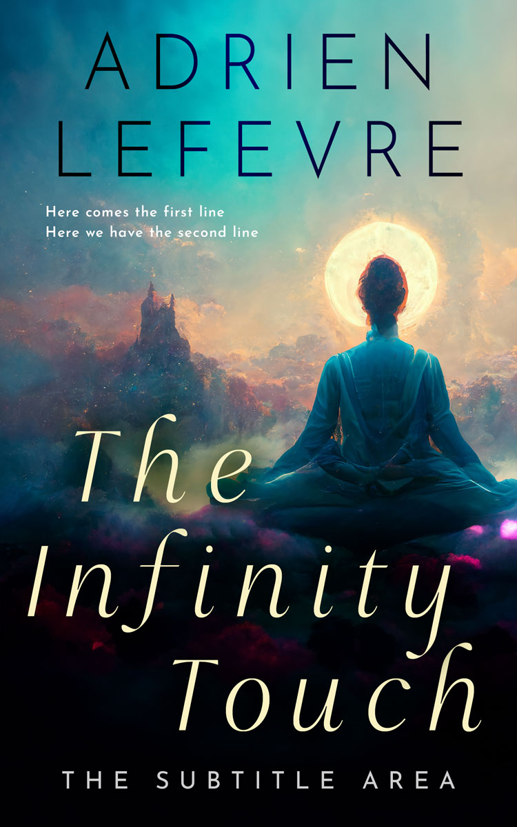 2D view of Premade Religion & Spirituality Book Cover - Coral Reef