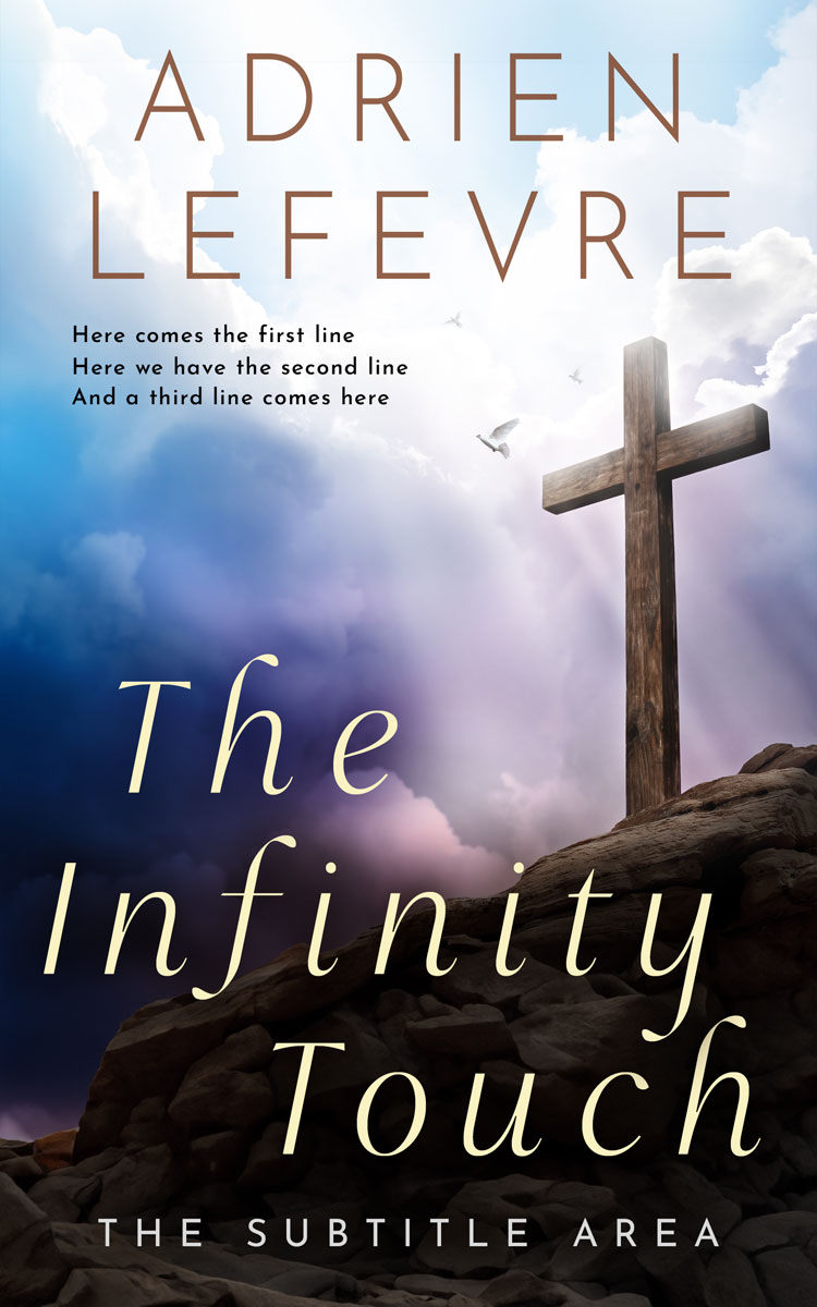 2D view of Premade Religion & Spirituality Book Cover - Athens Gray