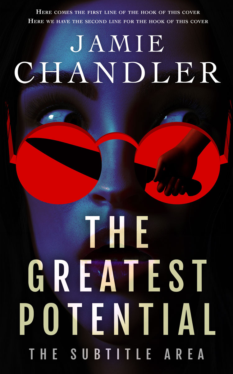 2D view of Premade Mystery & Thriller & Suspense Book Cover - Chestnut Rose