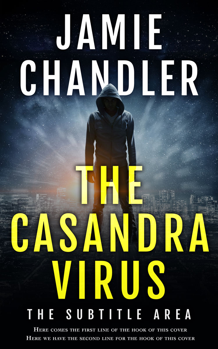 2D view of Premade Mystery & Thriller & Suspense Book Cover - Chenin