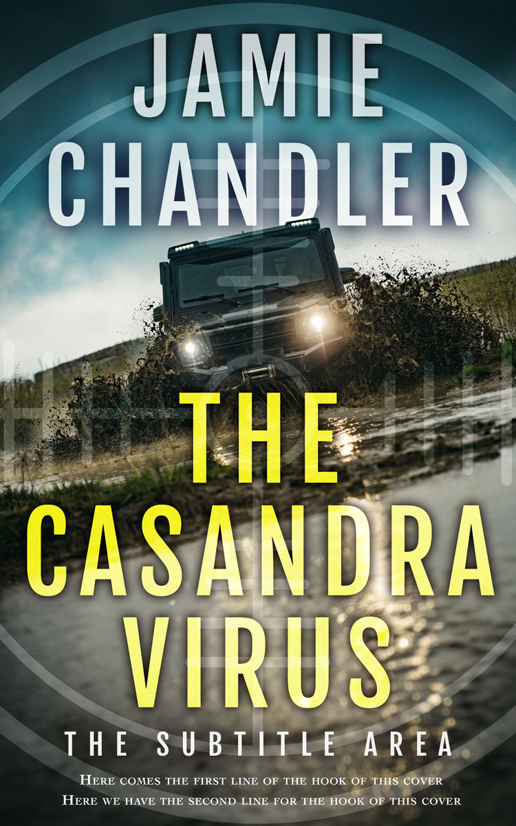 2D view of Premade Action & Adventure Book Cover - Cape Cod