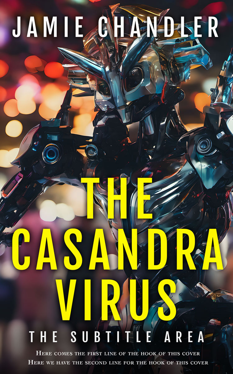 2D view of Premade Science Fiction Book Cover - Equator