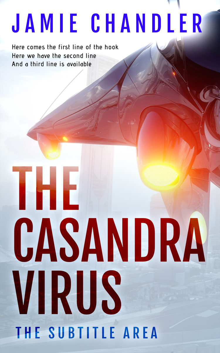 2D view of Premade Apocalyptica Book Cover - Ghost