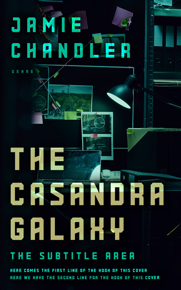 2D view of Premade Mystery & Thriller & Suspense Book Cover - Ebony