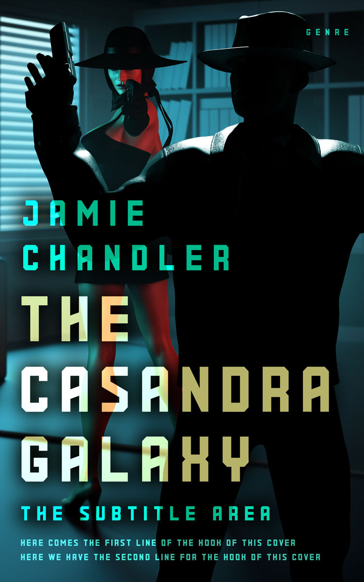 2D view of Premade Mystery & Thriller & Suspense Book Cover - Bunker