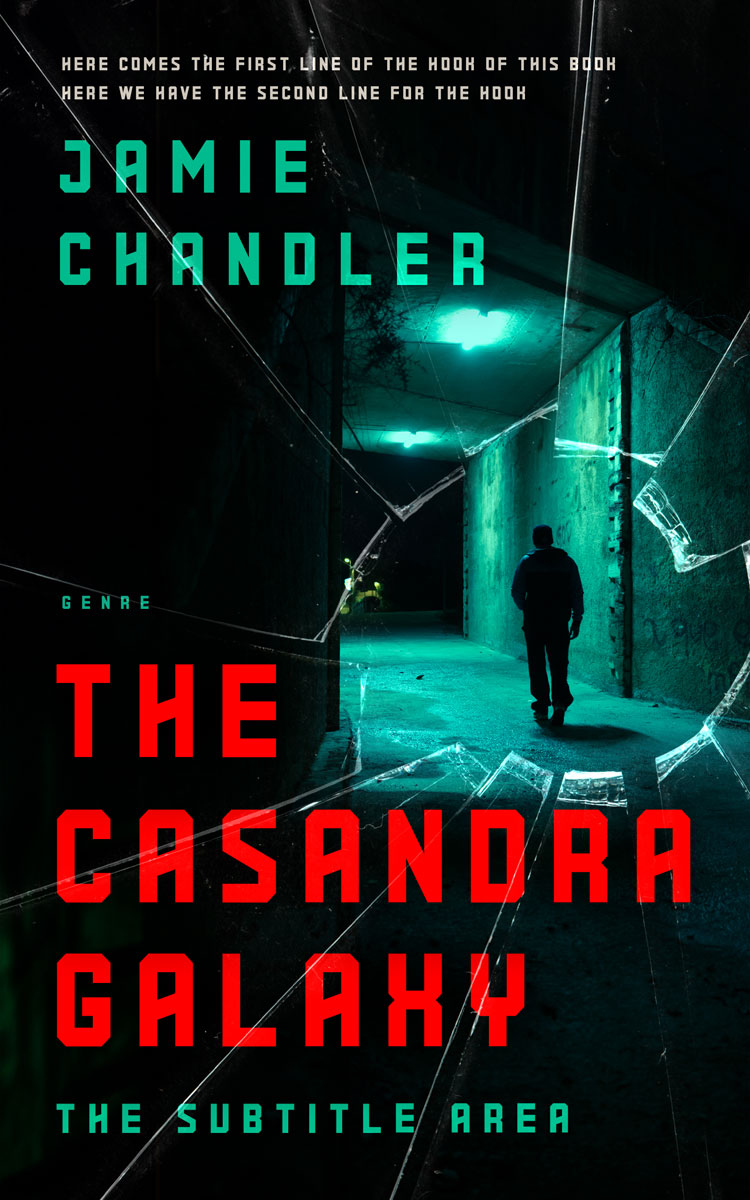 2D view of Premade Mystery & Thriller & Suspense Book Cover - Black Bean