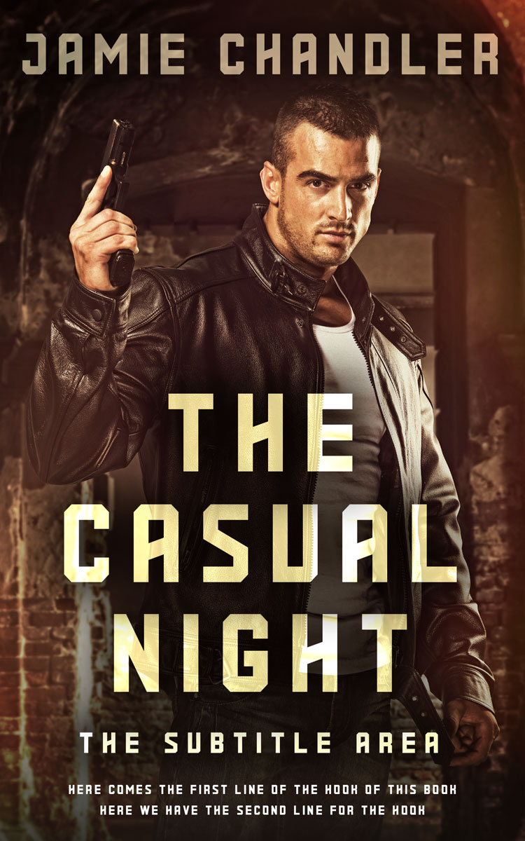 2D view of Premade Mystery & Thriller & Suspense Book Cover - Eclipse