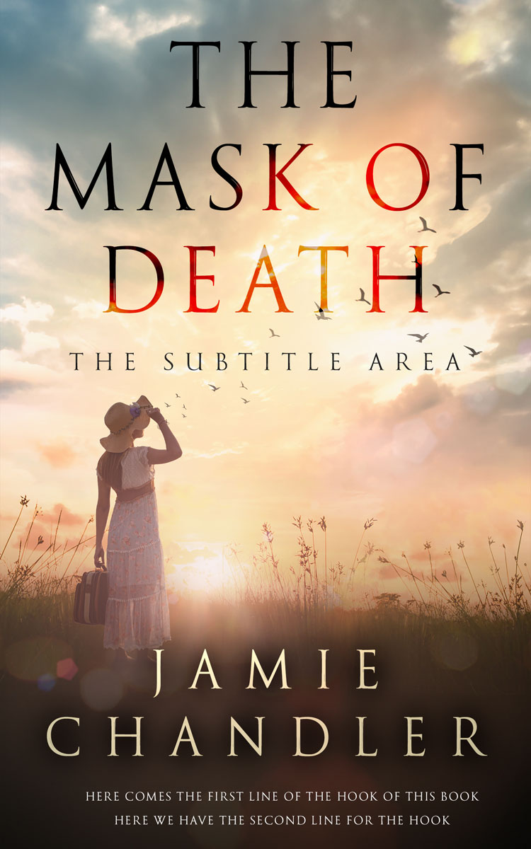 2D view of Premade Romance Book Cover - Akaroa