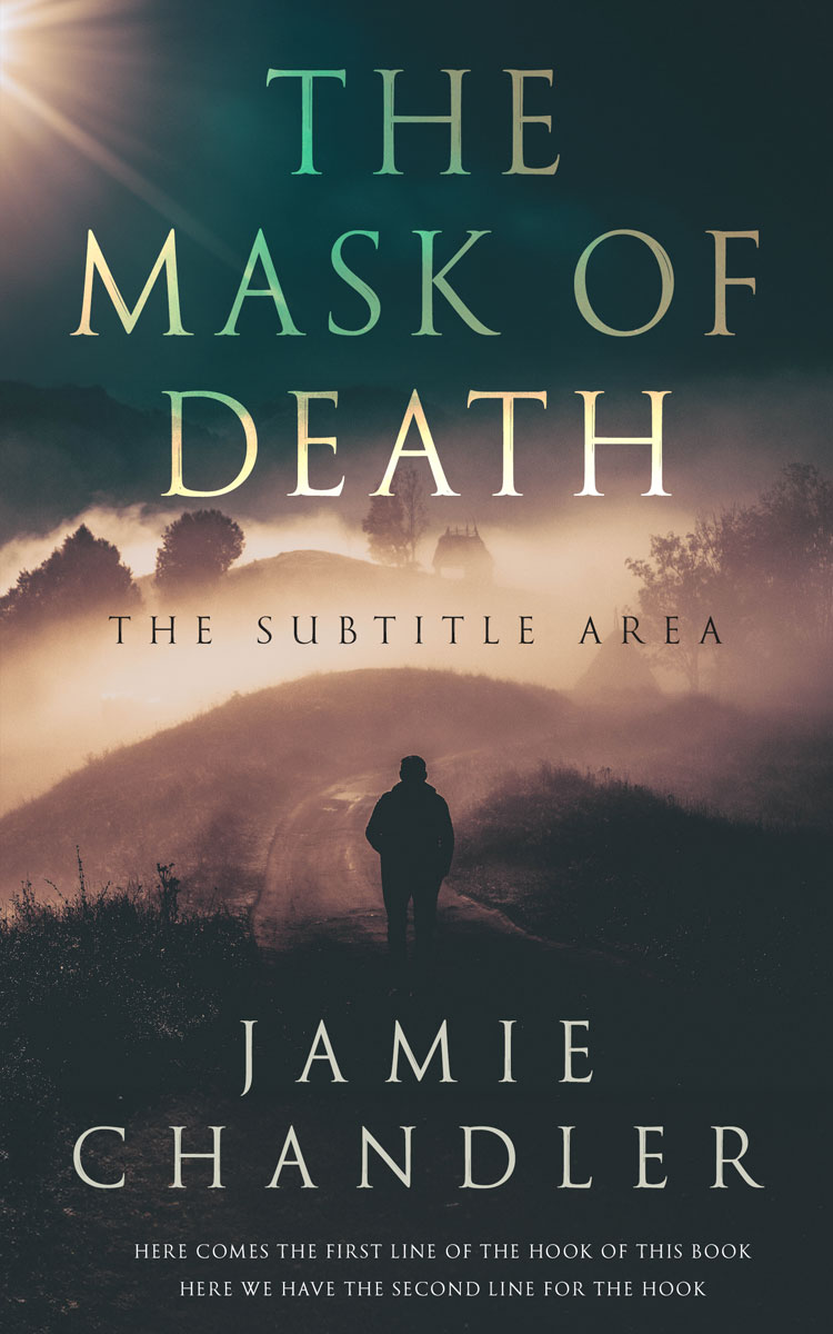 2D view of Premade Mystery & Thriller & Suspense Book Cover - Outer Space