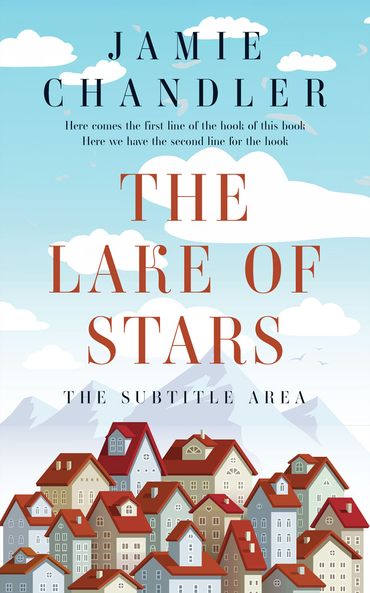 2D view of Premade Literary Fiction Book Cover - Jagged Ice