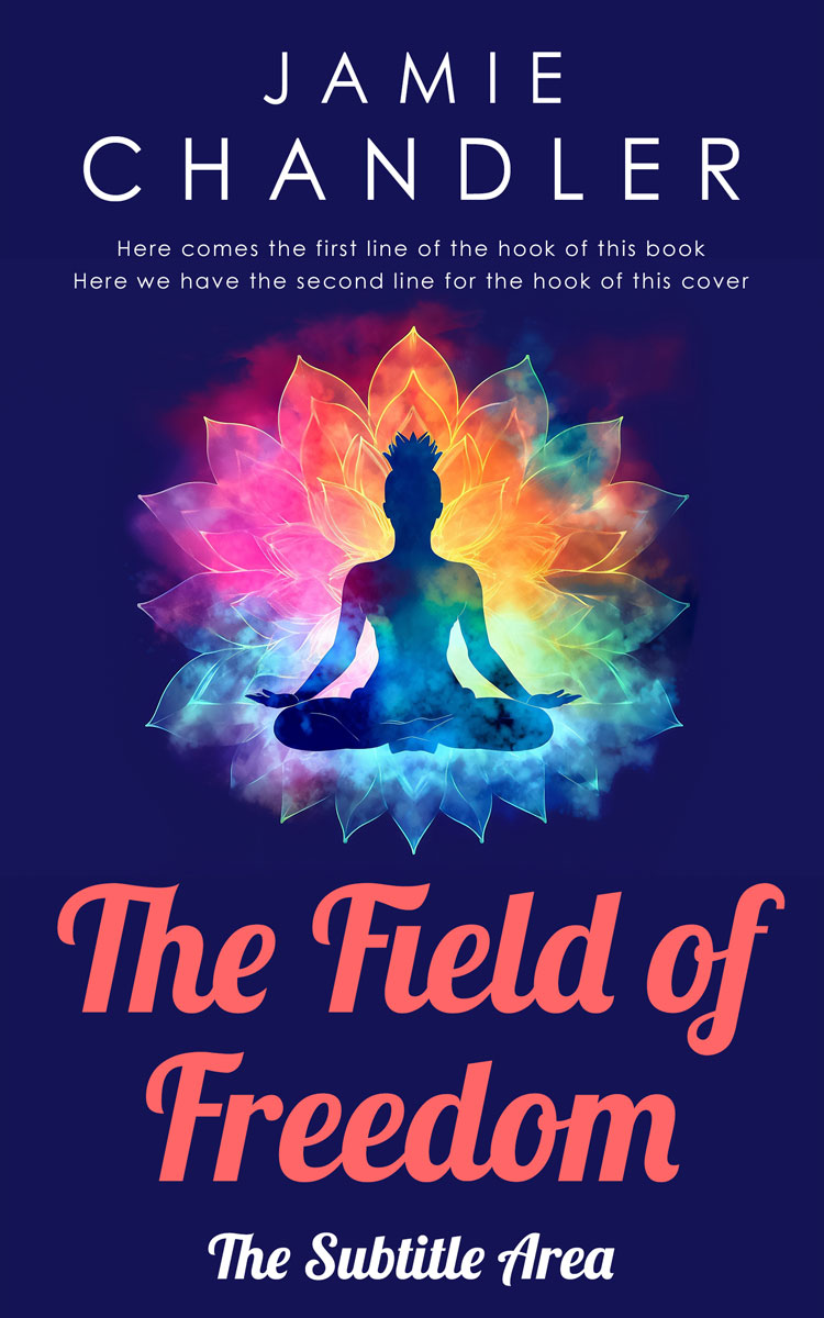 2D view of Premade Health & Mind & Body Book Cover - Bunting