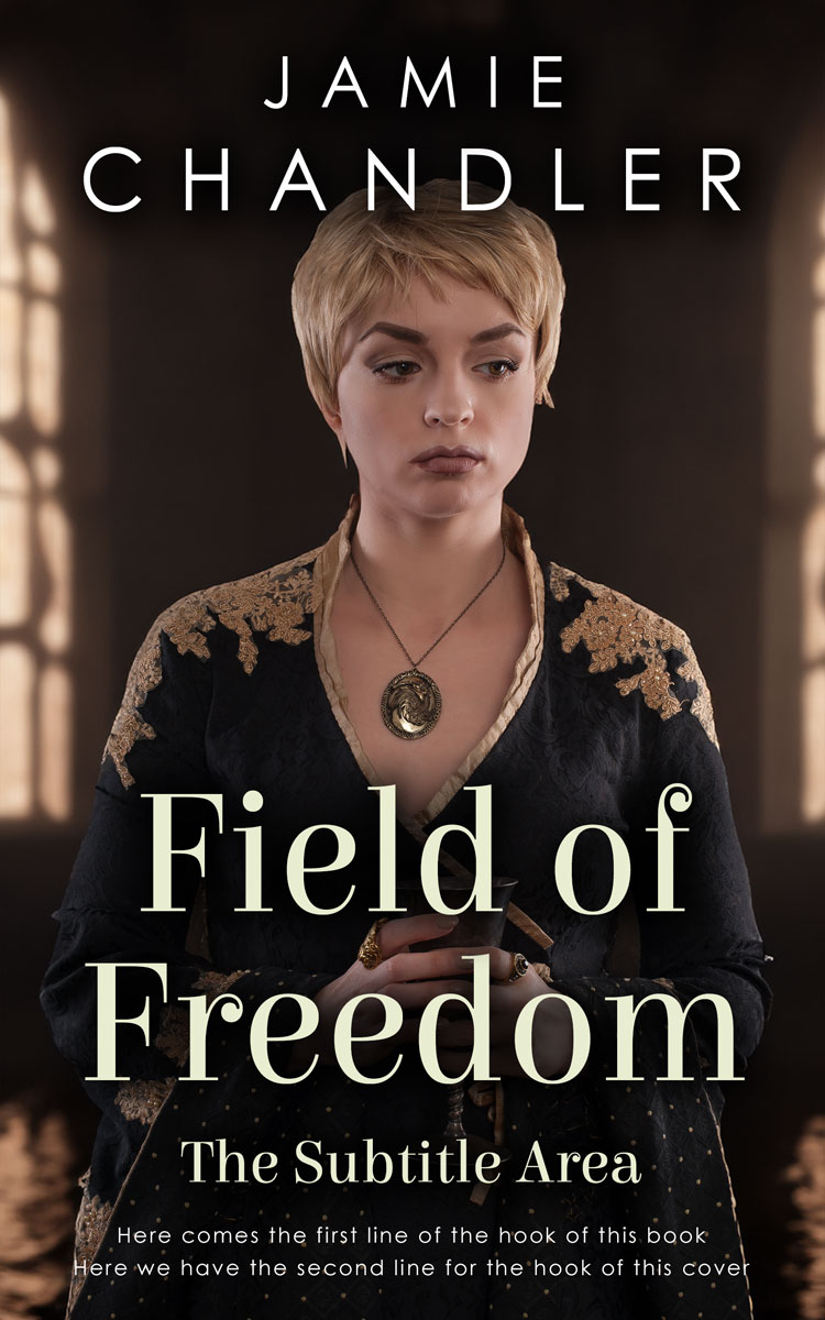 2D view of Premade Historical Book Cover - Indian Khaki