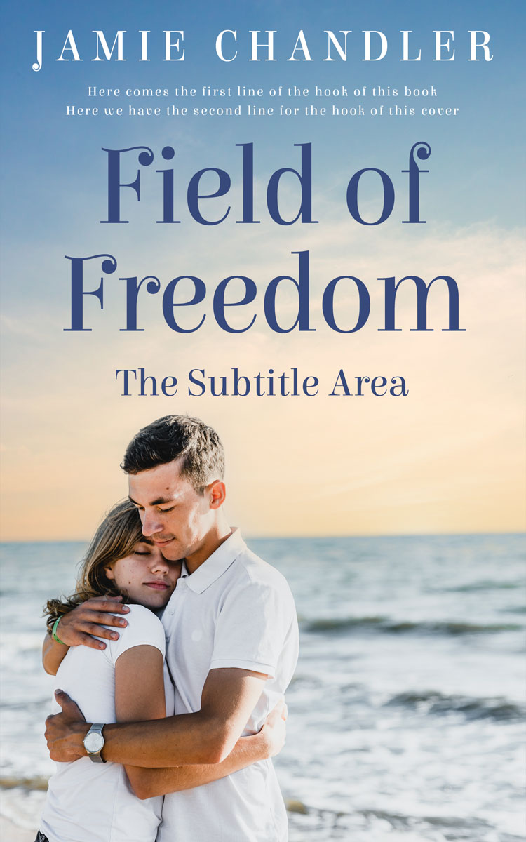 2D view of Premade Romance Book Cover - Timberwolf