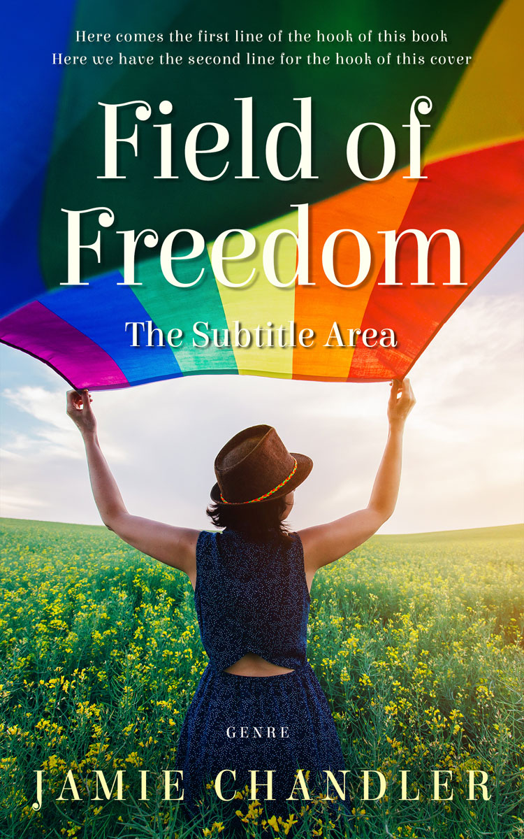 2D view of Premade Nature Book Cover - Calico