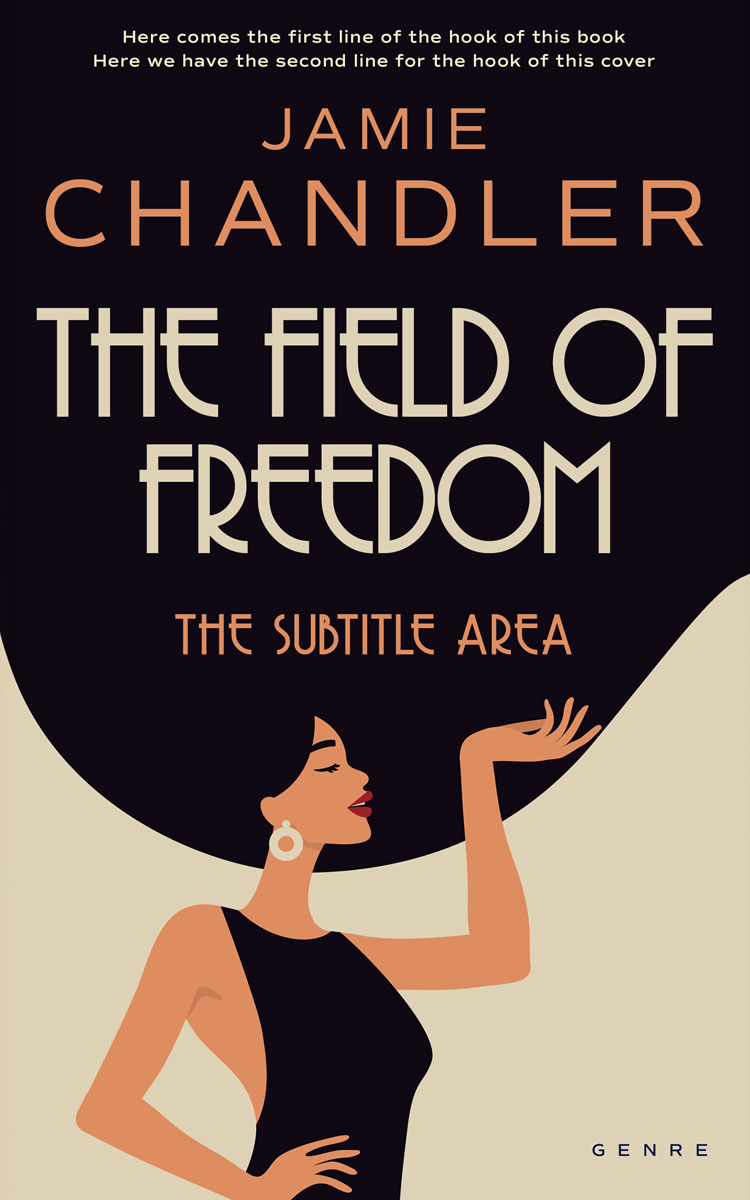 2D view of Premade Chick Lit Book Cover - Cameo