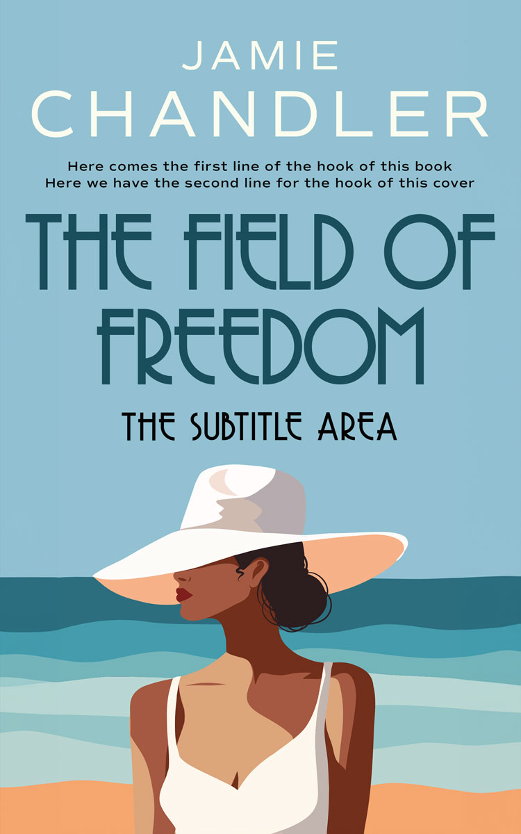 2D view of Premade Chick Lit Book Cover - Half Baked