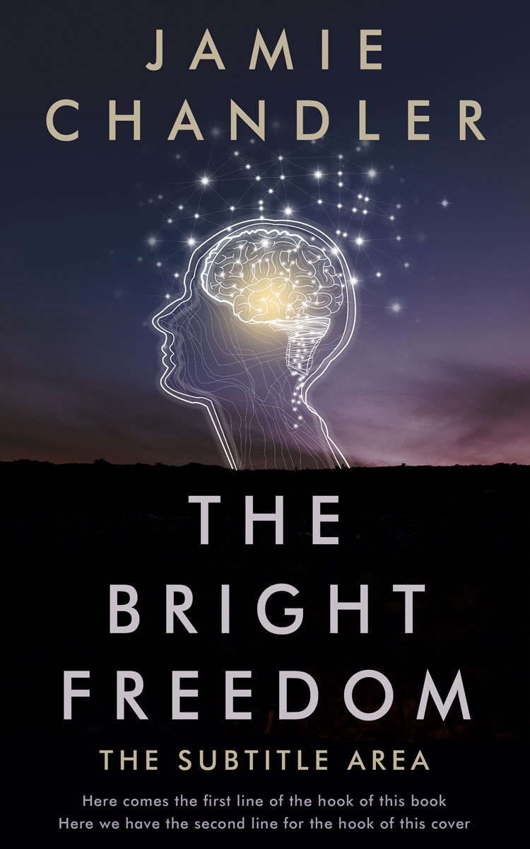 2D view of Premade Self-Improvement & Self-Help Book Cover - Woodsmoke